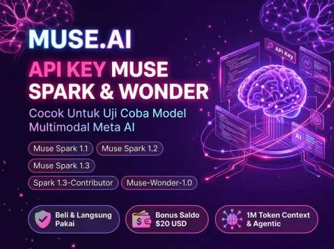 API Key Muse.ai - Saldo $20 USD