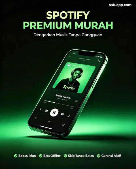 Spotify Premium 1 Bulan Akun Private