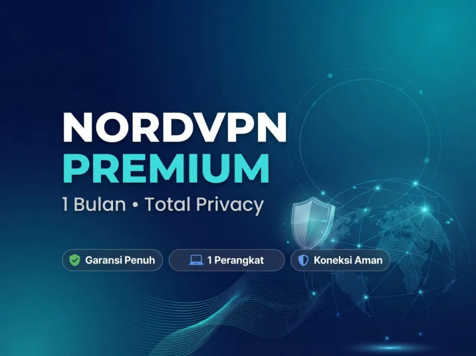 Akun NordVPN 1 Bulan untuk 1 Perangkat