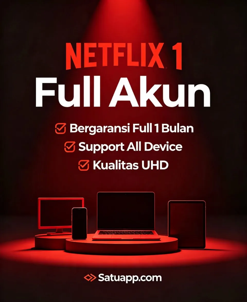 Akun Netflix Full 1 Bulan, Pakai Sendiri